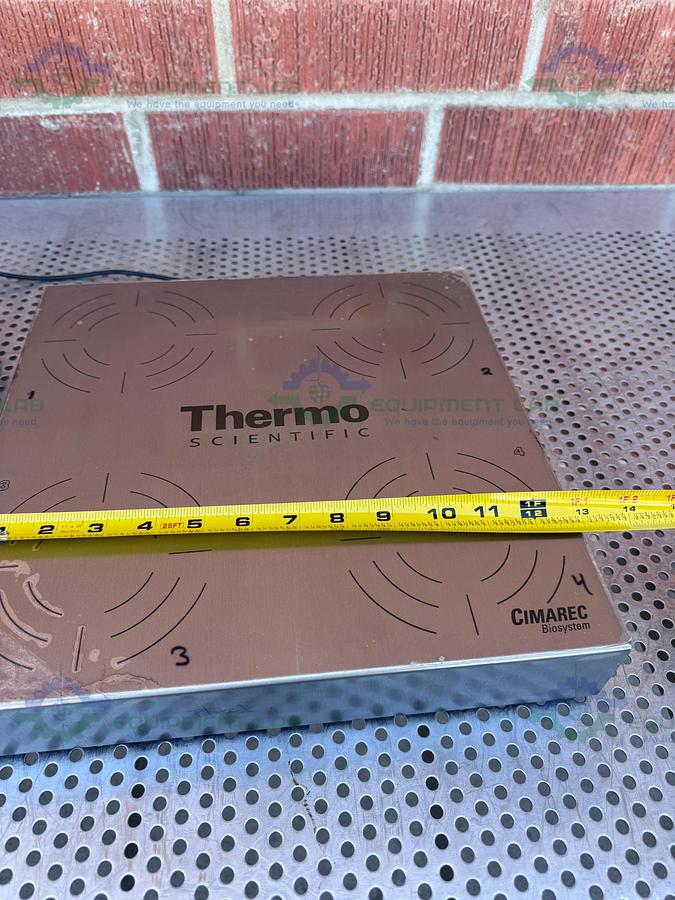 Used 2 - Thermo Cimarec Biosystem 4 Slow Speed Stirrers w/  Biomodul 40B Controller
