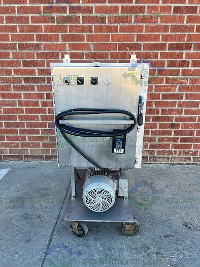 Used Waukesha Cherry Burrell  130 Rotary Lobe Pump w/ Stainless 7.5 HP Motor