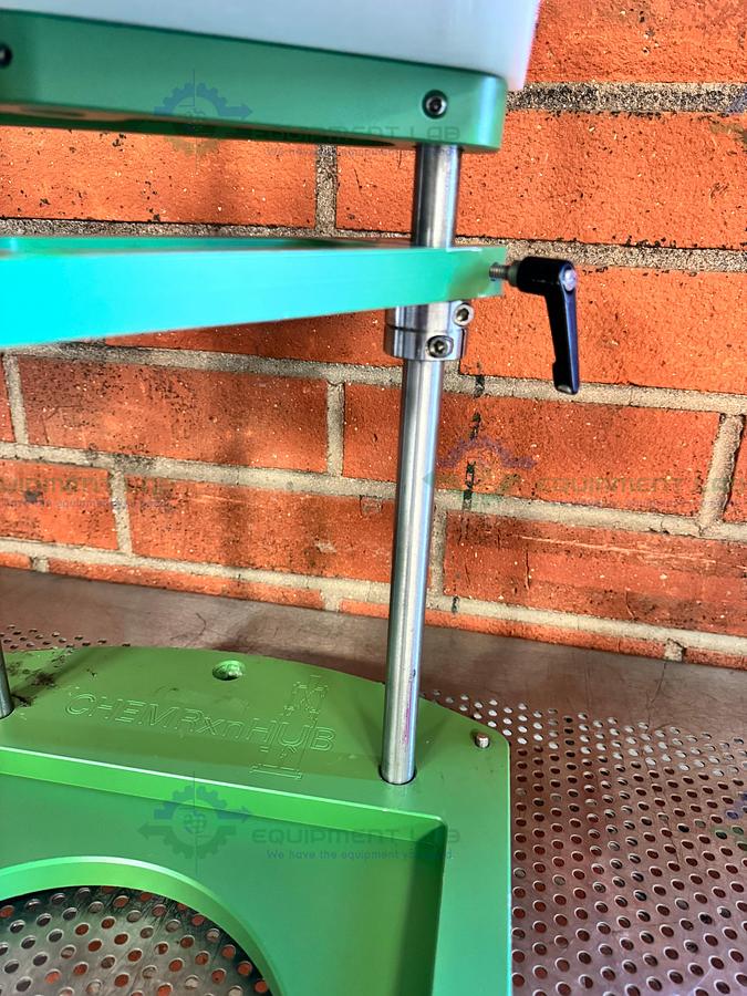 Used Chemglass CHEMRXNHUB Benchtop 2-5 Liter Glass Reactor Support Stand