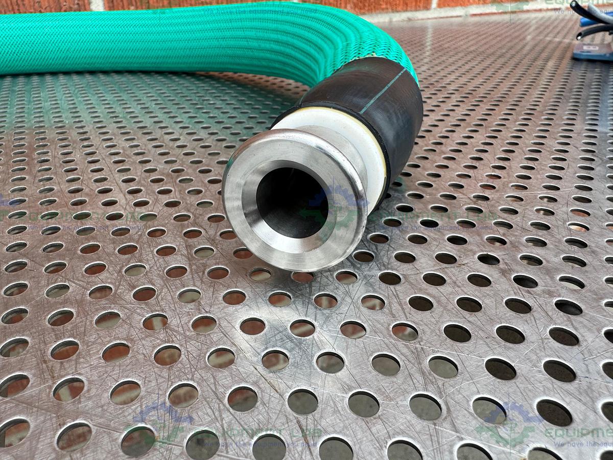 Used Huber Insulated Chiller Hose 48" w/ 1" Threaded Fitting to KF40