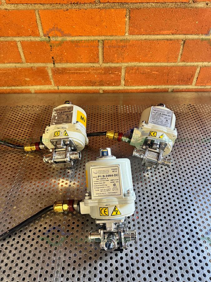 Used Promation P1.B-24N4-DC Precision Actuation Valve w/ 3- Way 3.4" Valve