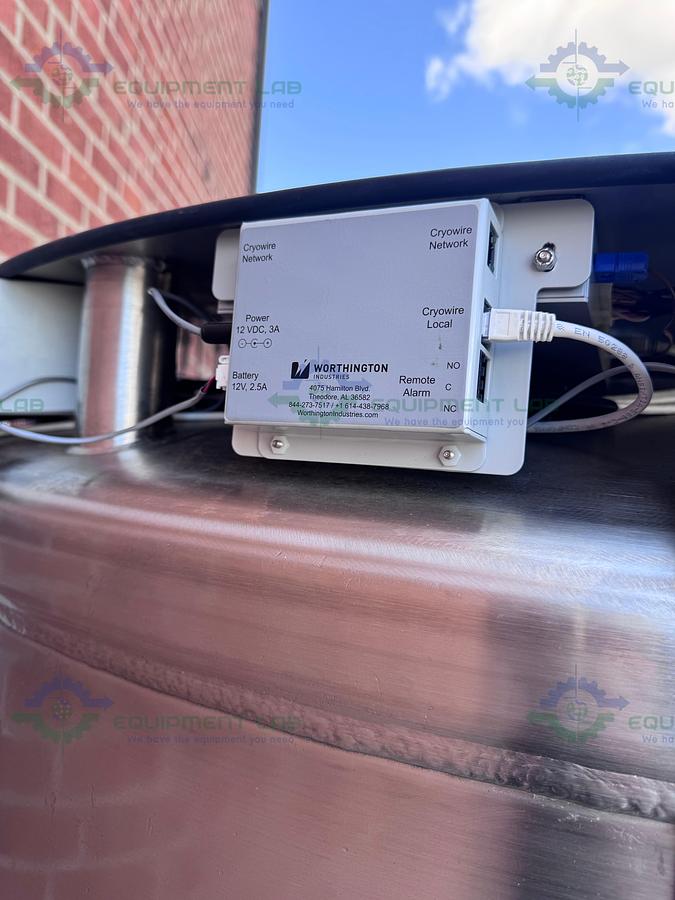 Used Worthington Industries LABS-94K  Liquid Nitrogen Cryogenic Storage Tank