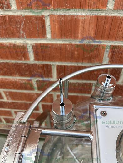 Used Chemglass 36L Glass Graduated 9-Neck Bio Reactor Vessel w/ Impeller + More