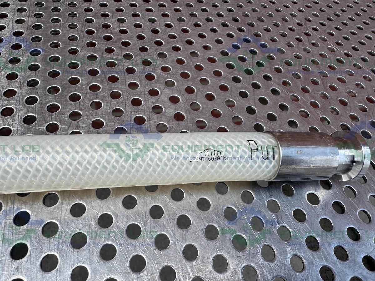 Used Saint Gobain SBP 0500 Pure Fit 18" Hose w/ 1/2" Sanitary Fitting