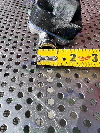 Used ITT Pure Flo  .75-F-419-6-4-TM-CWP150 Diaphragm Valve w/ 3/4" Sanitary Fitting