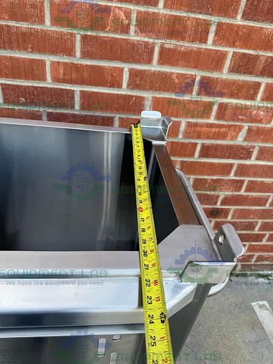 Used Cone Craft  Stainless Steel 200 Liter  Bag Holder / Storage Tank