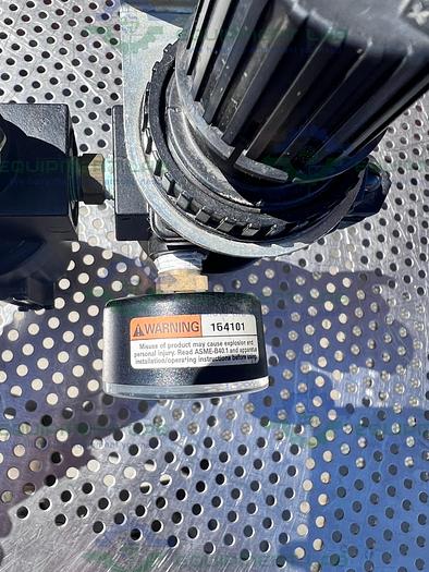 Used Norgren  B08-221-M3MA Regulator  w/ Norgren L08-200-OPDA Pneumatic Lubricator