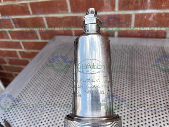 Used Pall  MSS 4463 G08 H4 Stainless Steel Filter Housing w/ Filter, 4" Flange Fitting