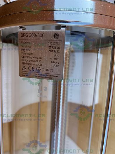 *New* Cytiva BPG  200/500 Glass Chromatography Column 16 L - Stand not Included