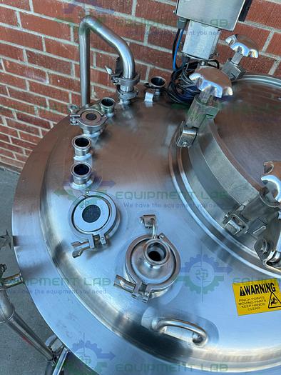 Used Feldmeier Equipment 450 Liter Stainless Steel Jacketed Reactor 120 FV PSI