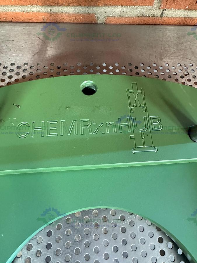 Used Chemglass CHEMRXNHUB Benchtop 2-5 Liter Glass Reactor Support Stand
