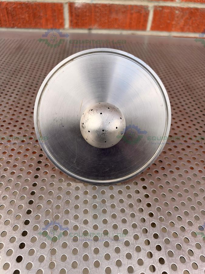 Used HFS EXA-LID-6-NPT0102 Stainless Steel Spray Ball w/ 6" Sanitary Fitting