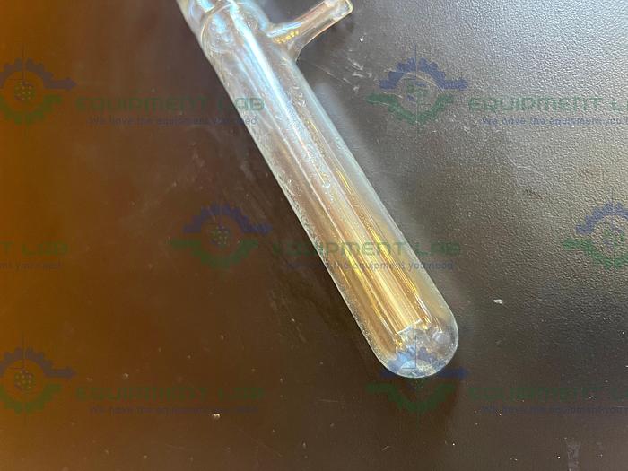 Used Quark Enterprises Vacuum Trap One Piece w/ Top Inlet Tube Bent At a 90° Angle