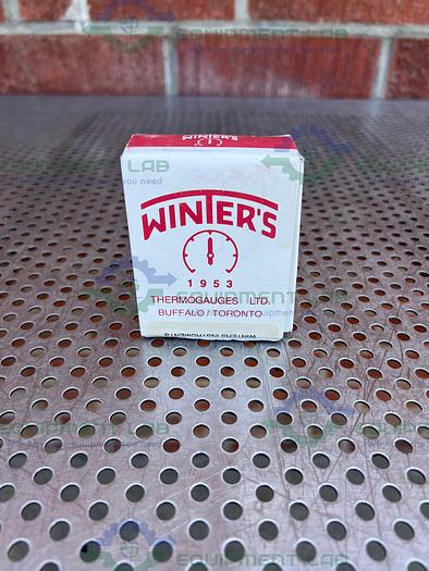 Winters Premium Q821 Liquid Filled Pressure Gauge 2.5" x 1/2", 0-15 PSI
