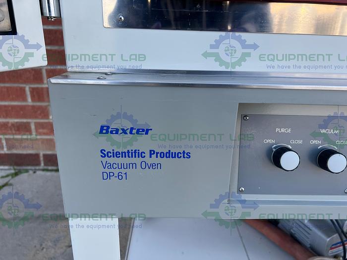 Used Baxter Scientific Products  DP-61 Vacuum Oven 210°C, 8 Cu. Ft.