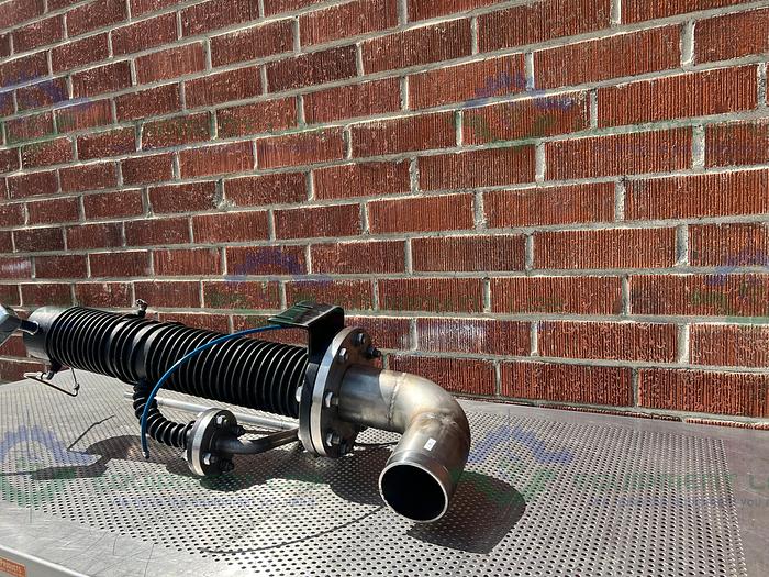 Used Unbranded Diffusion Pump 8" x 36" w/ 4" Stainless Steel Elbow