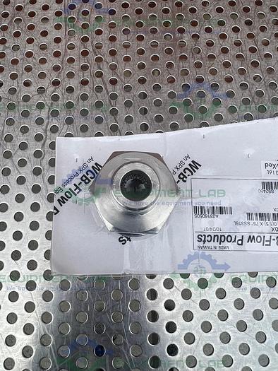 WCB Flow Products 137-3550X 21MP-7 Stainless Steel 1" Sanitary to .75" Fitting