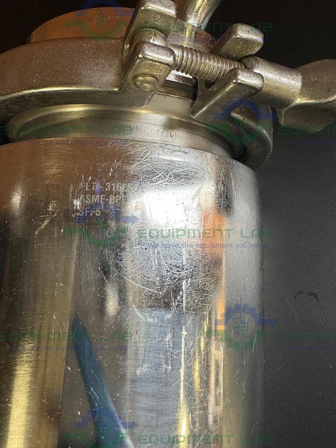 Used FLT Stainless Steel Single Cartridge Jacketed Filter Housing