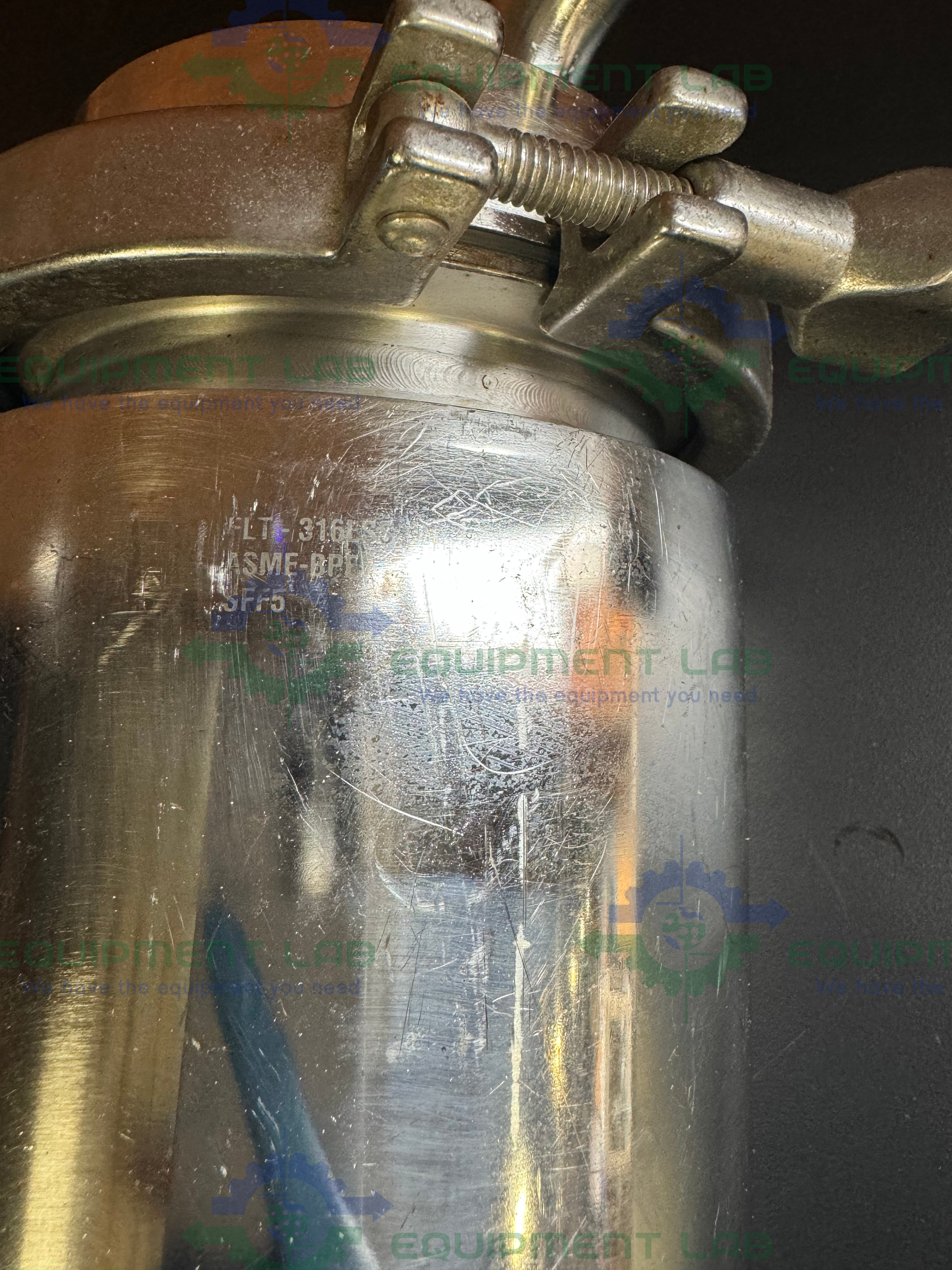 Used FLT Stainless Steel Single Cartridge Jacketed Filter Housing