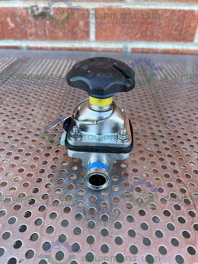 Used Saunders  Diaphragm Valve w/ 1" Sanitary Fit