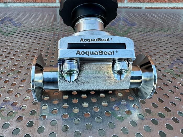 Used Aqua Seal 6155535 Diaphragm Valve w/ 1" Sanitary Fitting