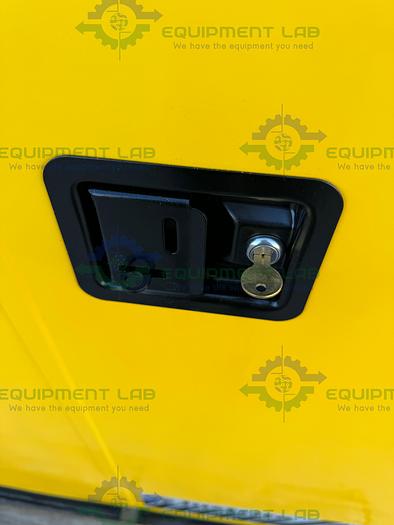 Used JustRite 45 Gallon Flammable Liquid Storage Cabinet w/ Soft Close Doors, Key