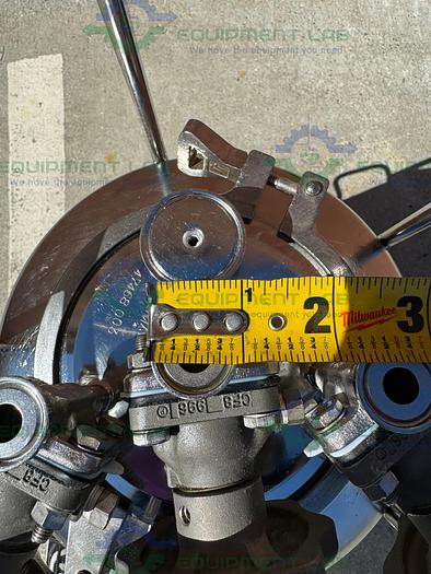 Used Alloy Products  10 Liter Stainless Steel Process / Pressure Vessel 40 PSI