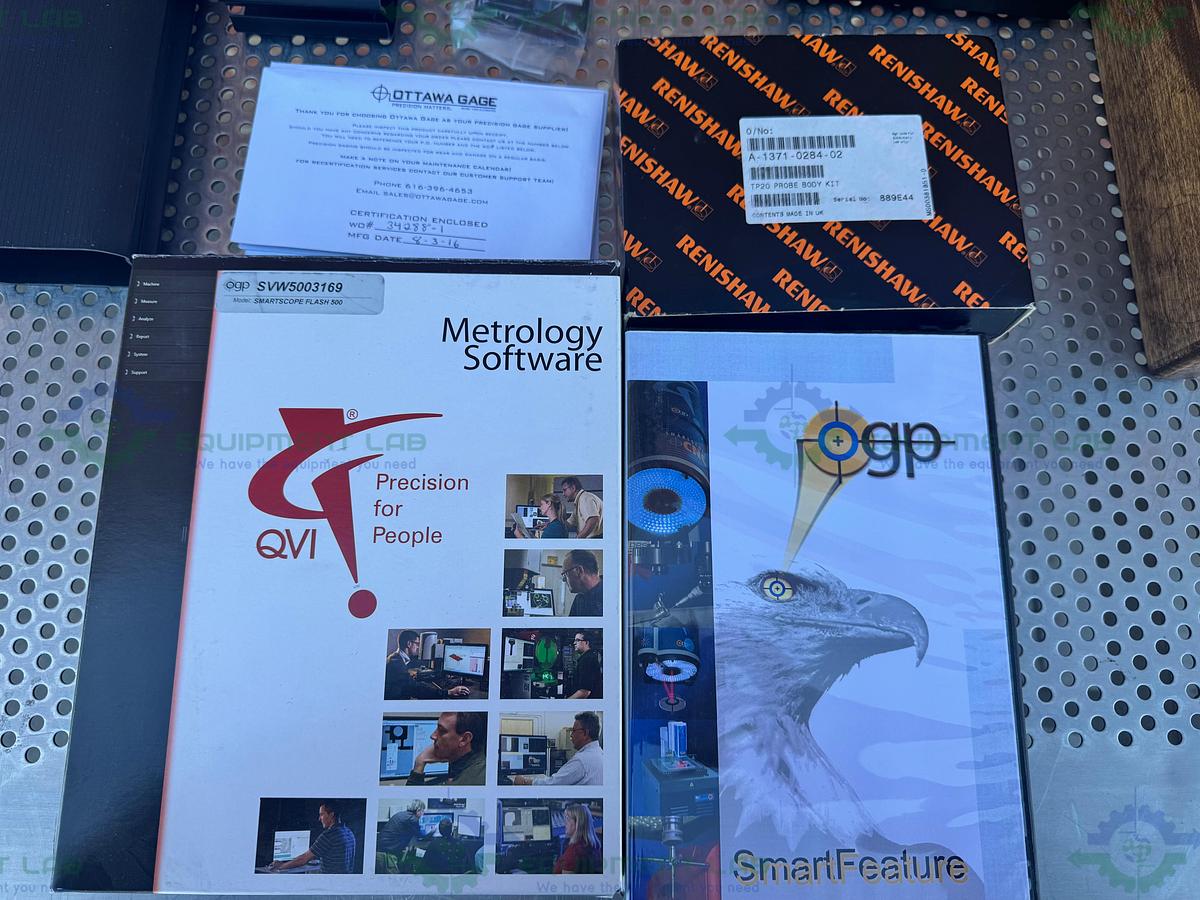  for parts or not working OGP Smartscope Flash 500 Multisensor Video Measuring System w/ Extra Parts