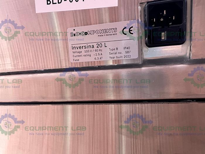 Bio Components  Inversion 20L Tumble Mixer 110V, MFG 2022