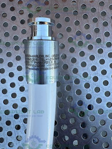 Used Aflex Pharmaline 9001-SC 126113 PTFE Hose 24" w/ 3/4" Sanitary Fitting