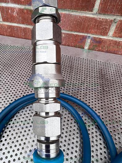 Used Swagelok  152" Chiller Hose w/ Swagelok Stainless Steel Push On 1/2" Hose Adapter