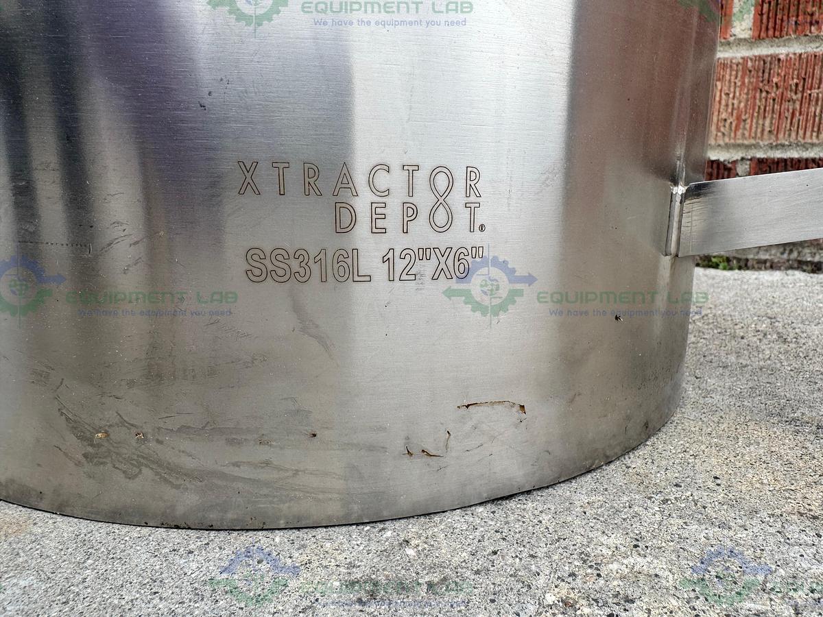 Used Xtractor Depot Stainless Steel Essential Oil Extractor Collection Chamber