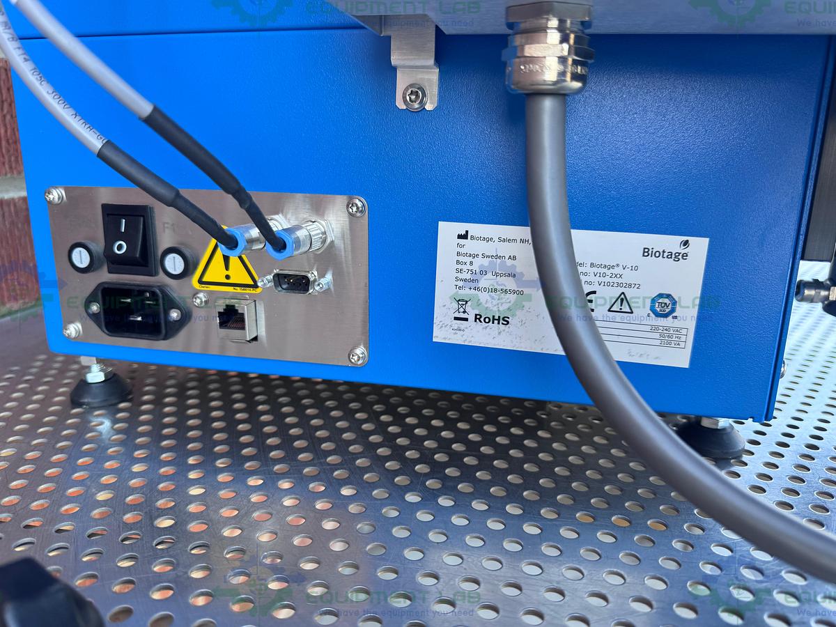 Used Biotage V-10 Touch Evaporation System Walk-up, Walk-away w/ Edwards 6 iC Pump