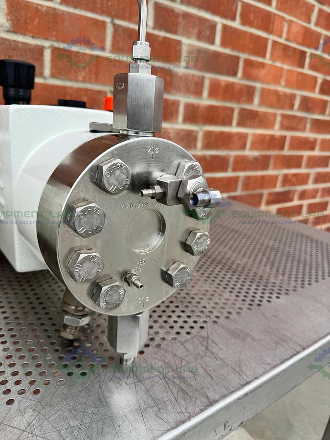 Used Lewa LDC 2 Waterlike Diaphragm Metering Pump w/ Reliance Electric 2.4 HP Motor