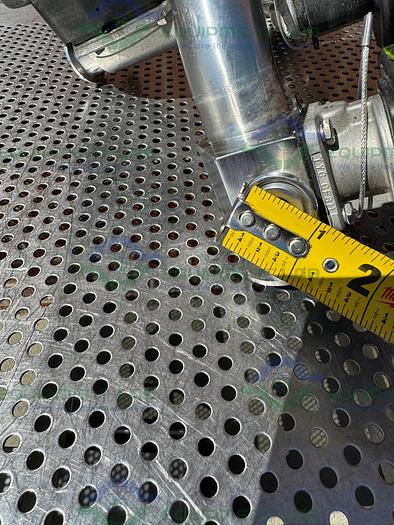 Used 4 ITT Pure-Flo Stainless Steel Diaphragm Valves w/ 1.5" to 1/2" Sanitary Fitting