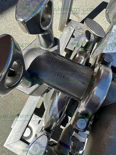 Used Wilden  HT 68004 Stainless Steel Double Diaphragm Pump w/ Cart