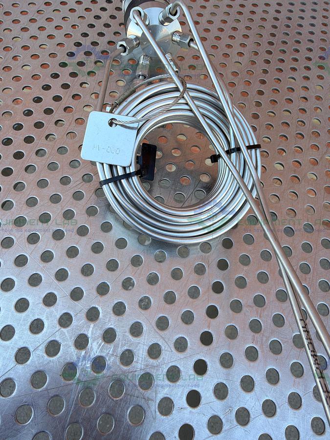Used Rheodyne 3725i-038 Stainless Steel Front Loading Sample Injection Valve