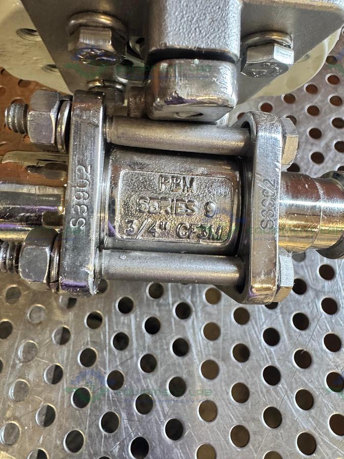 Used Promation P1.B-24N4-DC Precision Actuation Valve w/ 3- Way 3.4" Valve