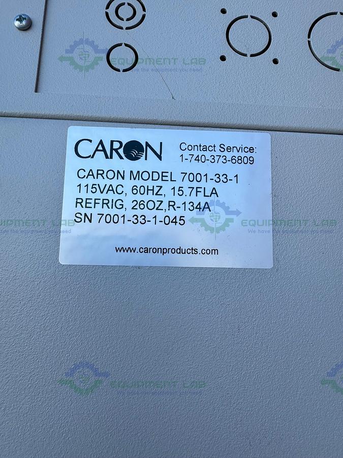 Used Caron 7001-33-1 Reach In Refrigerated Incubator  5 to +70°C, 33 Cu, Ft, 115 V