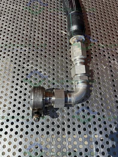 Used Huber  Insulated Chiller Hose 54" w/ Dixon FS-8VF8-SS 1" Quick Disconnect