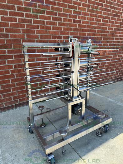 Used Millipore  Stainless Steel Pellicon 2 Cassette Filter Holder Stack of 8