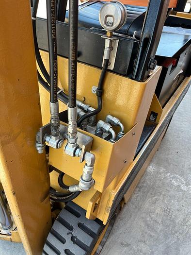 Used Caterpillar 5000# Electric Sit Down Forklift M50BLP / 495R Cushion Tires 120"