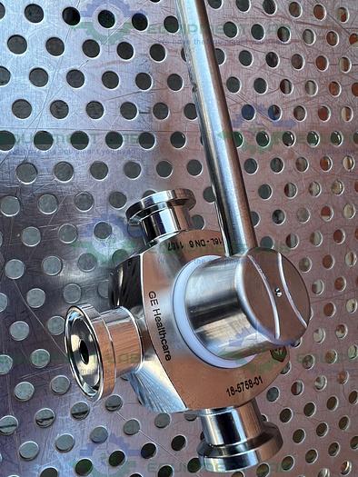 Used GE Healthcare Salvi DN6 1187 4-way 316 Valve 18-5758-01 w/ 1/2" Sanitary Fitting