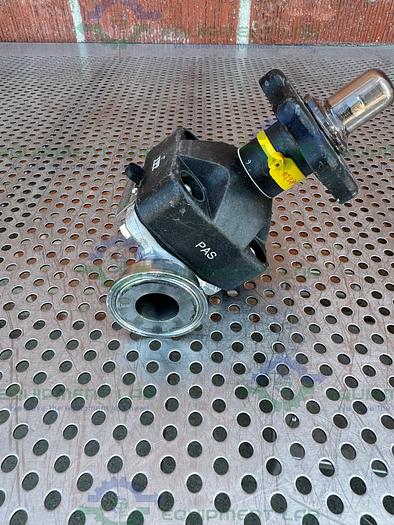 Used ITT Pure Flo Stainless Steel Diaphragm Valve w/  1" Sanitary Fittings