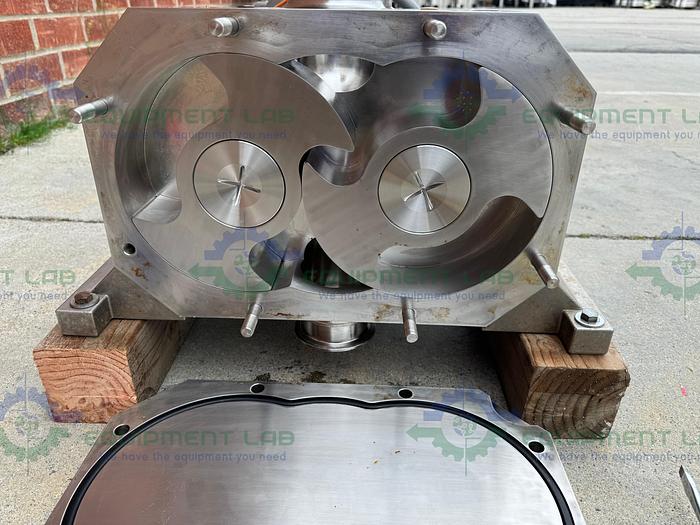 Used Idex Wright Flow / Viking  S4S Duralobe Rotary Lobe Pump  w/ 15 HP Motor