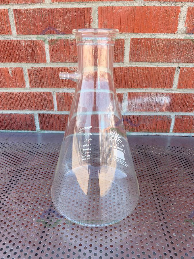 Used Lot of 2 - United Scientific FG5340 5000 mL Erlenmeyer Flask