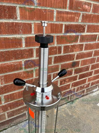 Used Cytiva / GE / Pharmacia BPG 100 / 500 Chromatography Column 4L w/ 4-way Valve