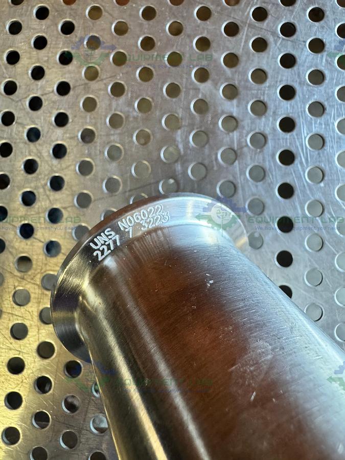 Used 3 Way Stainless Steel Tee w/ 2.5" Sanitary Fittings & 2.5" Center