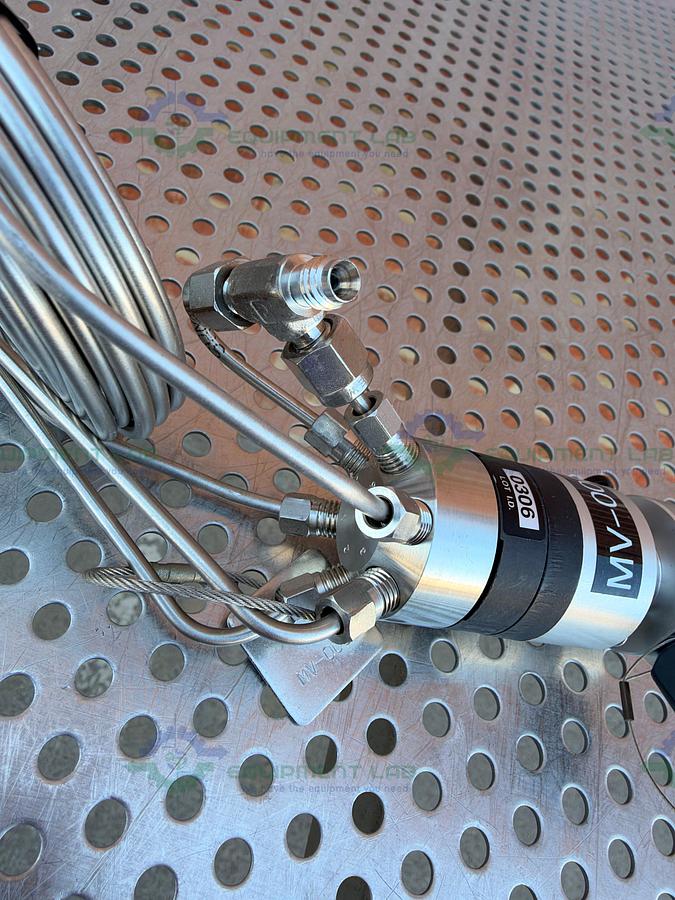 Used Rheodyne 3725i-038 Stainless Steel Front Loading Sample Injection Valve