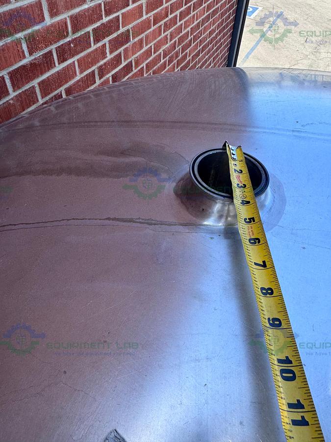 Used Paul Mueller 4500 Liter SS Jacketed Reactor w/ Agitator 25 PSI FV &138 PSI